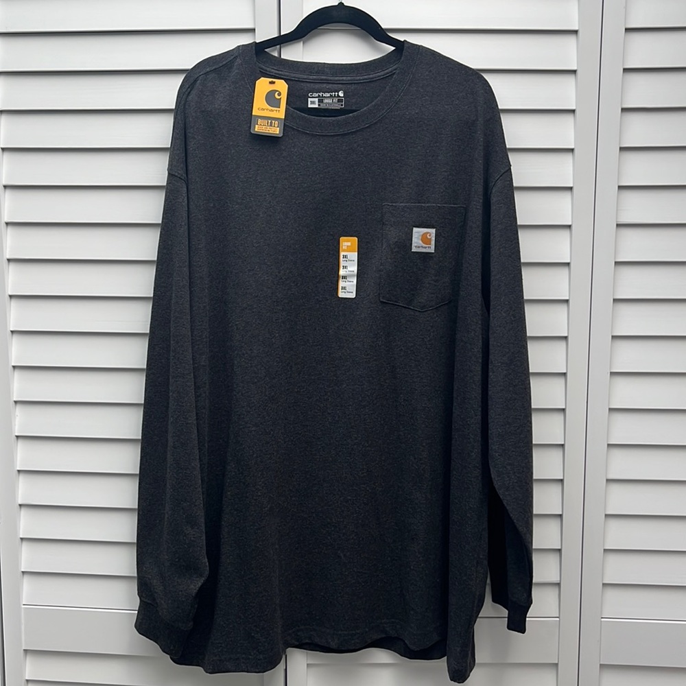 Carhartt Mens Long Sleeve Loose Fit Short NWT